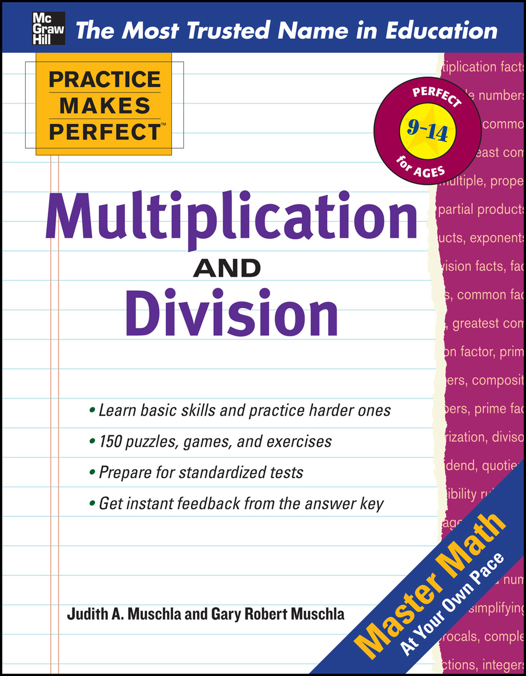 Practice Makes Perfect Multiplication and Division 1st Edition - (PDF/EPUB Version)