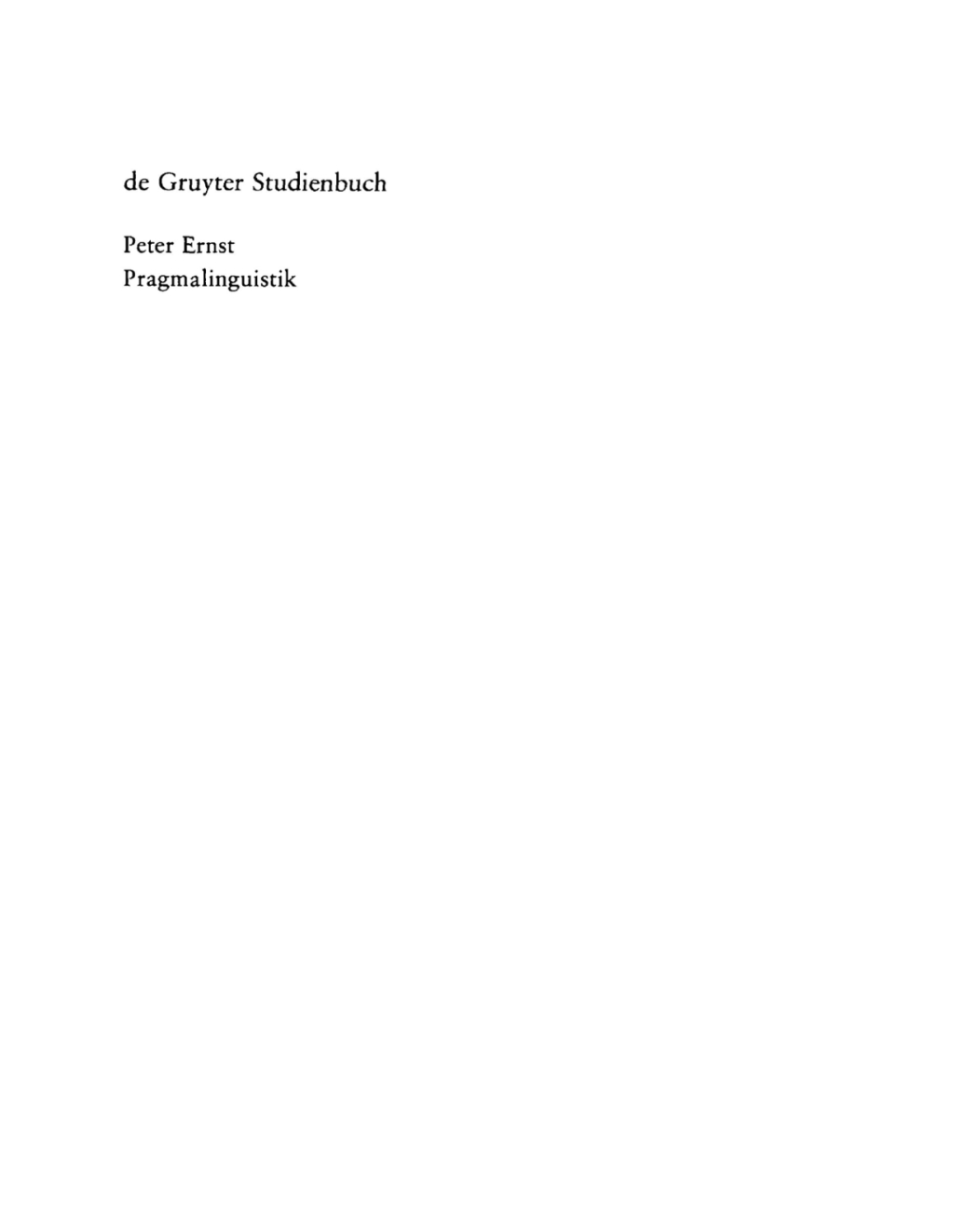 Pragmalinguistik Grundlagen. Anwendungen. Probleme 1st Edition â€“ PDF/EPUB Version Downloadable