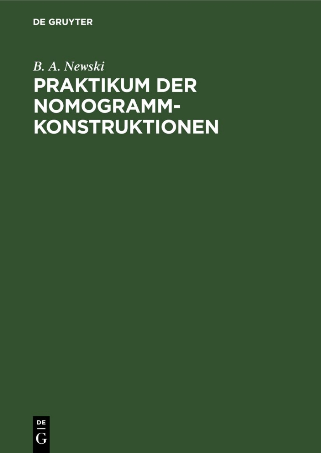 Praktikum der Nomogramm-Konstruktionen 1st Edition â€“ PDF/EPUB Version Downloadable
