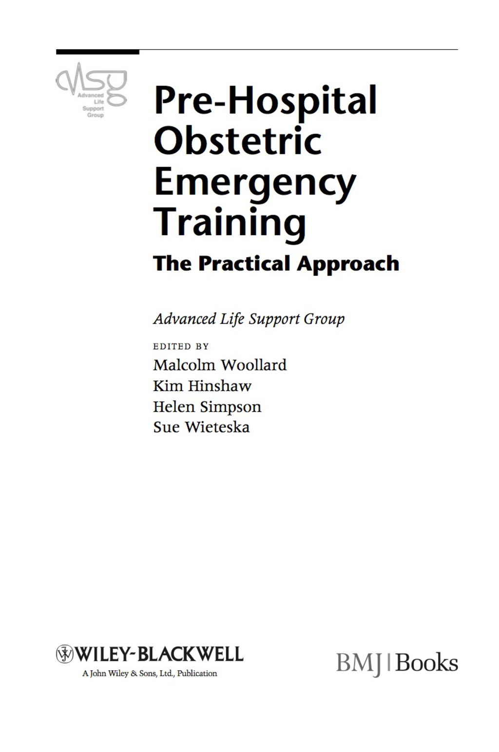 Pre-hospital Obstetric Emergency Training: The Practical Approach 1st Edition â€“ PDF/EPUB Version Downloadable