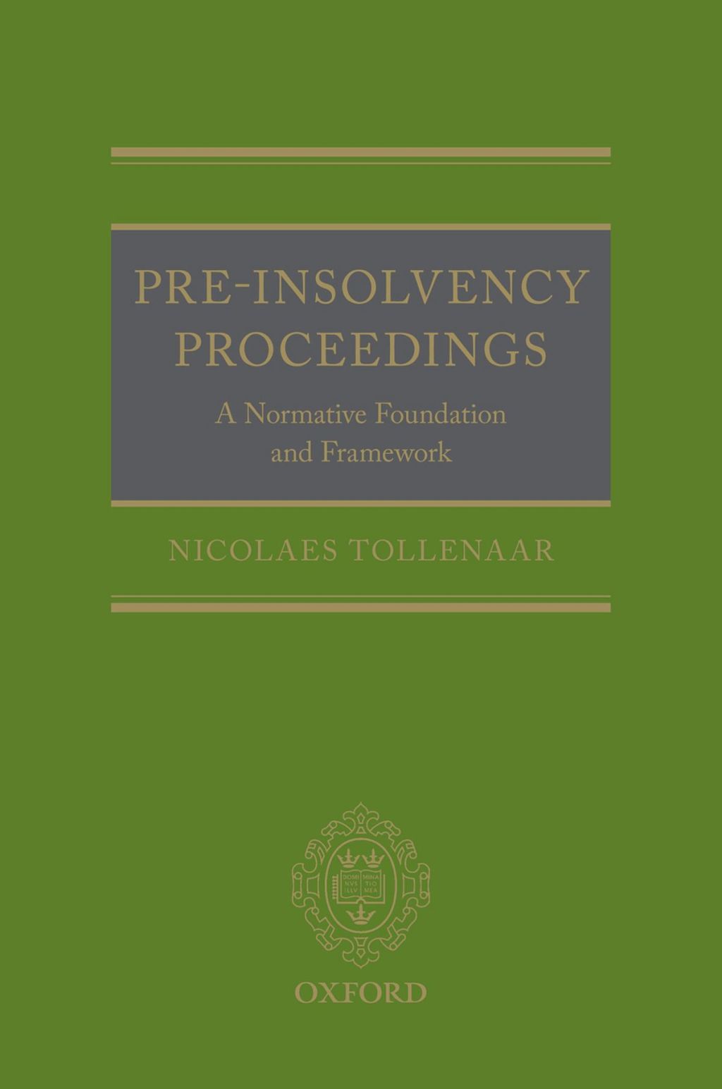Pre-Insolvency Proceedings A Normative Foundation and Framework  â€“ PDF/EPUB Version Downloadable