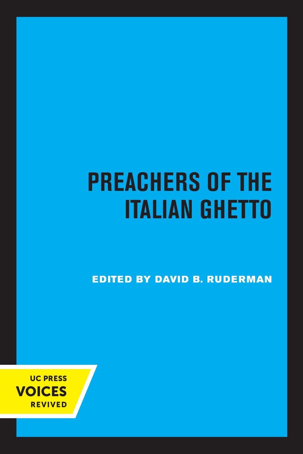 Preachers of the Italian Ghetto 1st Edition â€“ PDF/EPUB Version Downloadable