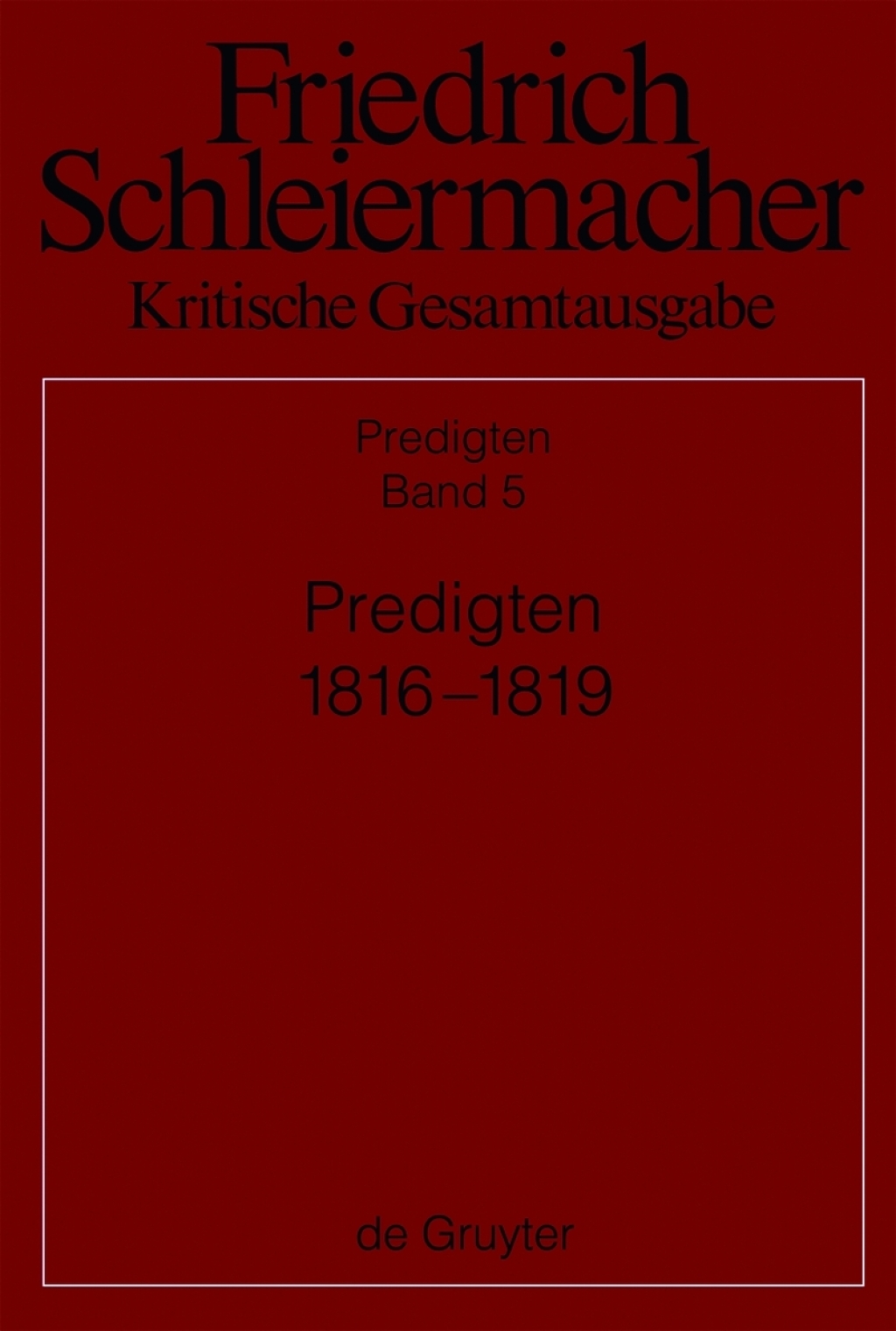 Predigten 1816-1819 1st Edition â€“ PDF/EPUB Version Downloadable