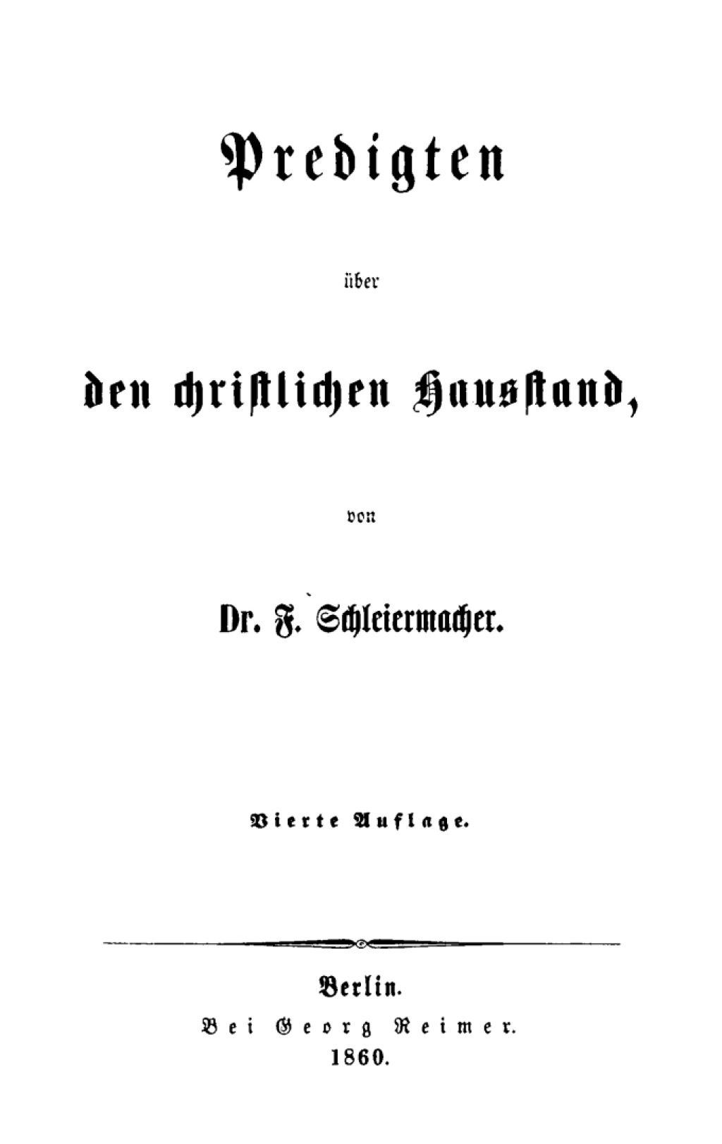 Predigten den christlichen Hausstand 4th Edition â€“ PDF/EPUB Version Downloadable