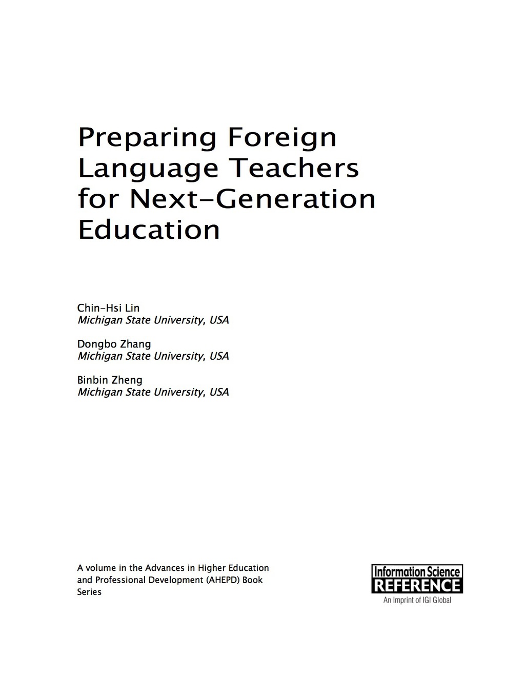 Preparing Foreign Language Teachers for Next-Generation Education  â€“ PDF/EPUB Version Downloadable