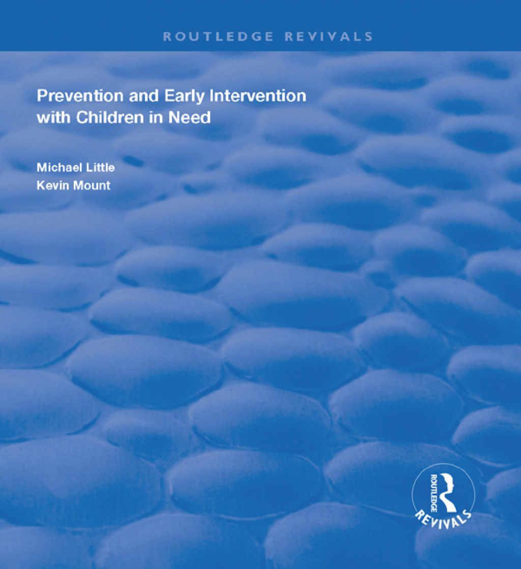 Prevention and Early Intervention with Children in Need 1st Edition â€“ PDF/EPUB Version Downloadable