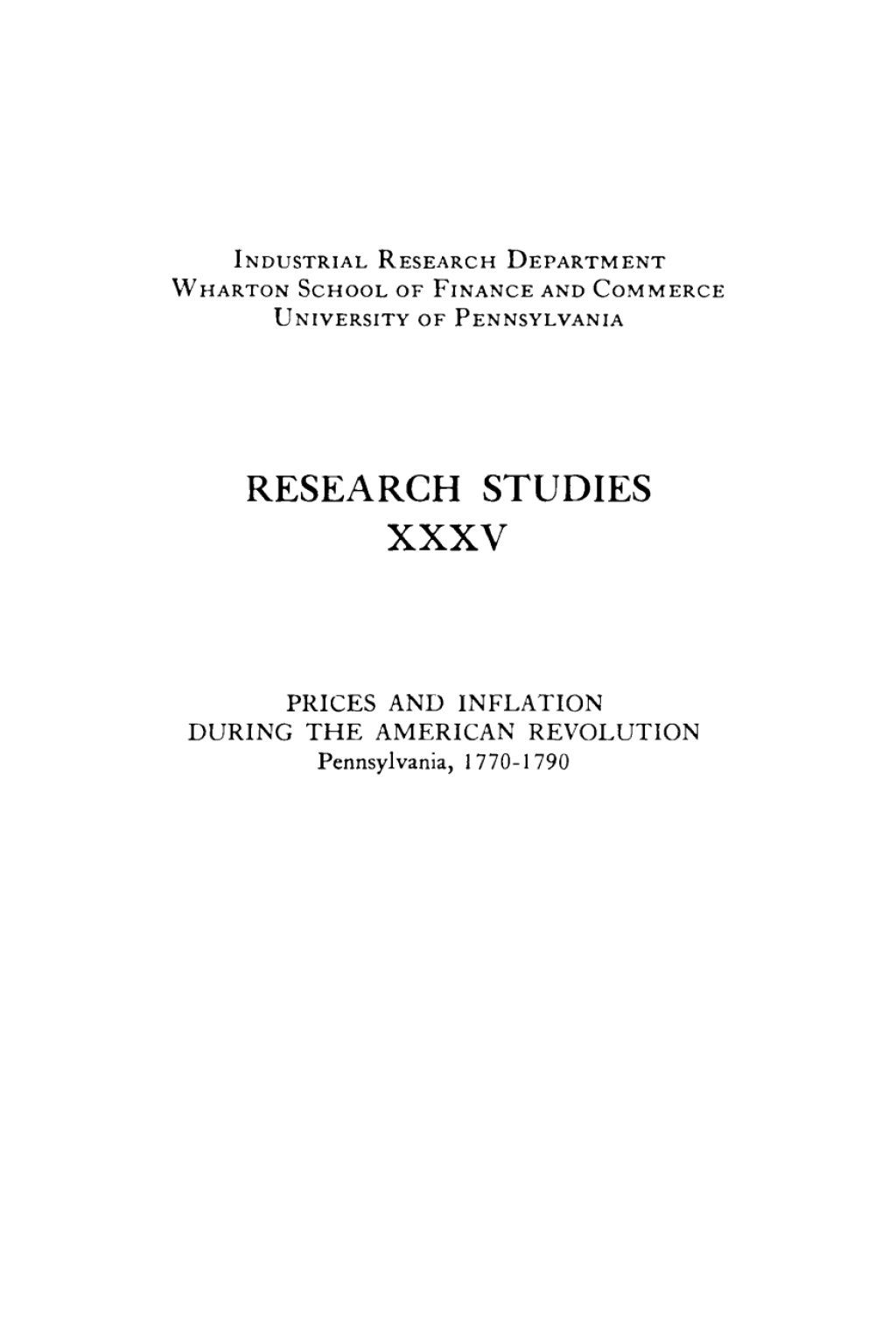 Prices and Inflation During the American Revolution, Pennsylvania, 1770-1790  â€“ PDF/EPUB Version Downloadable