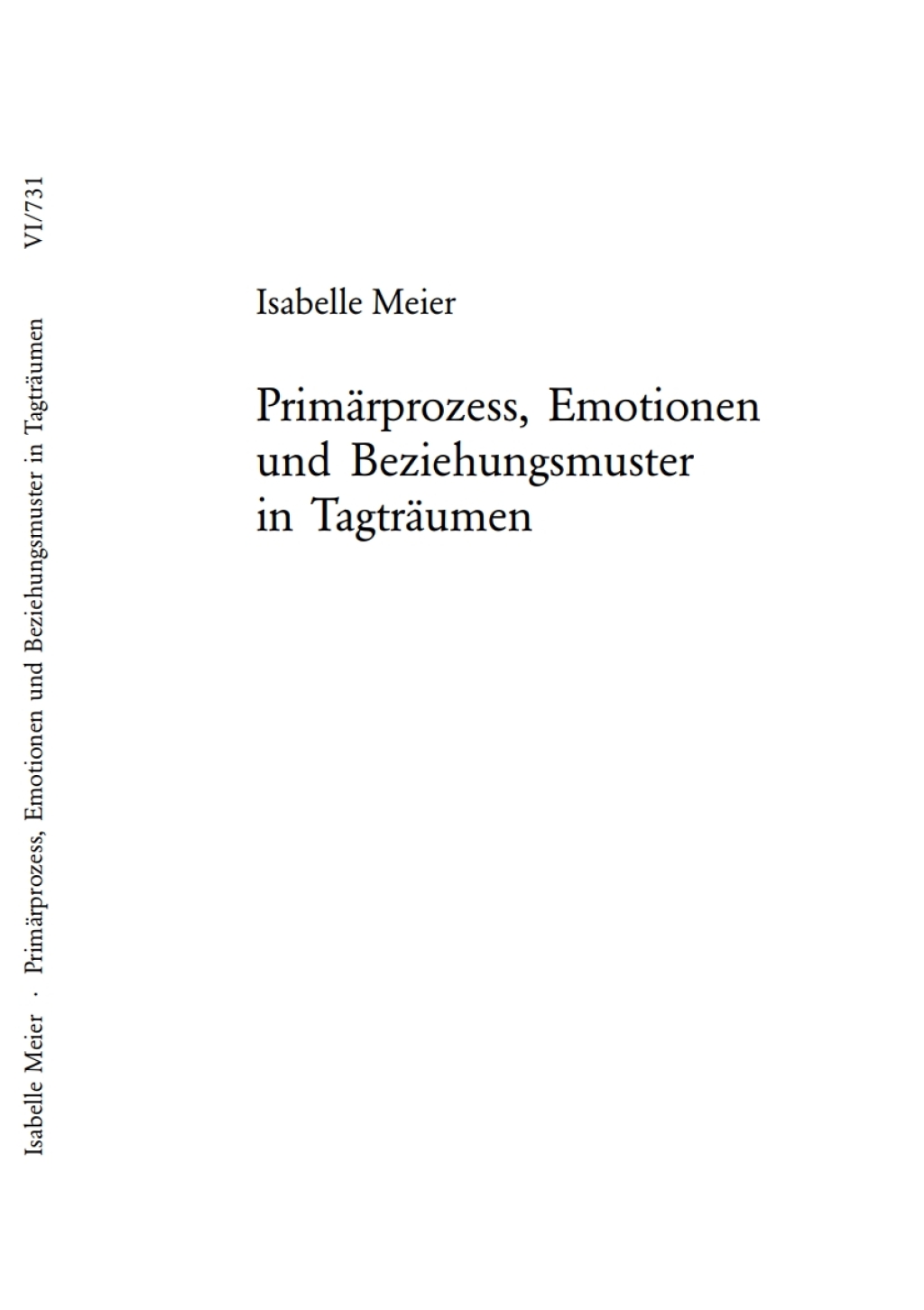 PrimÃ¤rprozess, Emotionen und Beziehungsmuster in TagtrÃ¤umen 1st Edition â€“ PDF/EPUB Version Downloadable