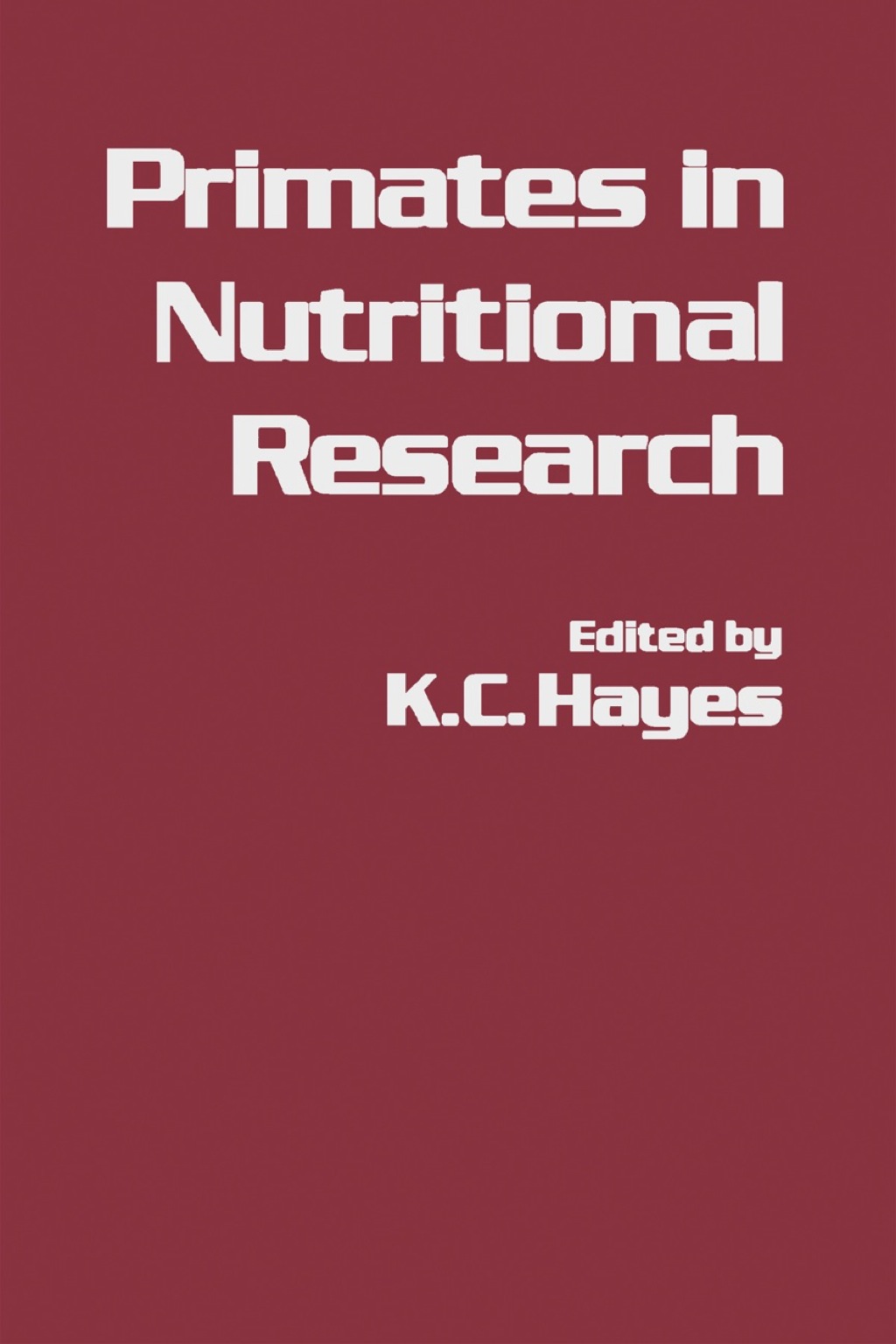 Primates in Nutritional Research 1st Edition â€“ PDF/EPUB Version Downloadable