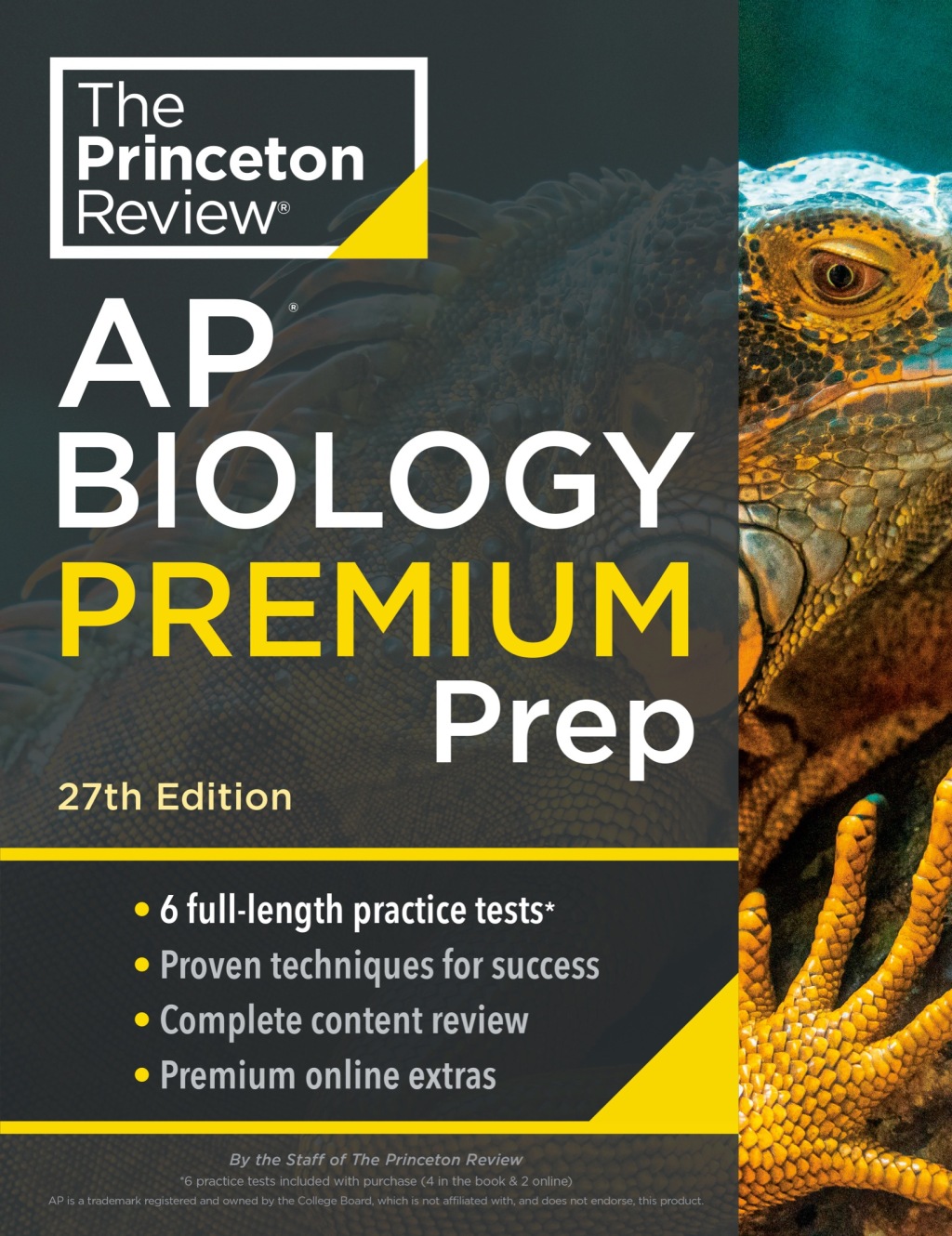Princeton Review AP Biology Premium Prep 6 Practice Tests + Complete Content Review + Strategies & Techniques 27th Edition - (PDF/EPUB Version)