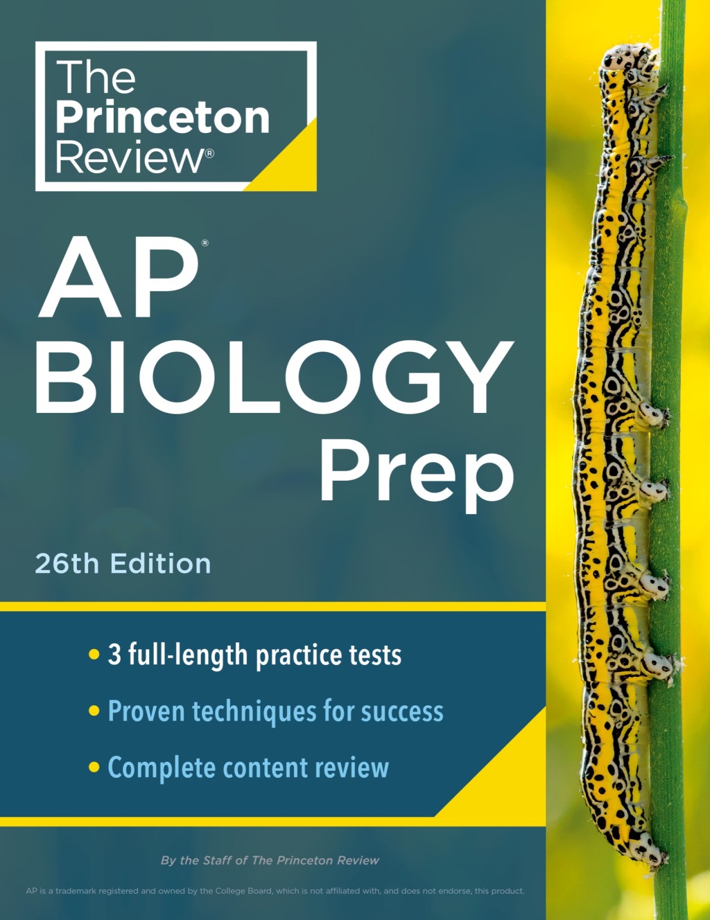 Princeton Review AP Biology Prep, 26th Edition 3 Practice Tests + Complete Content Review + Strategies & Techniques - (PDF/EPUB Version)