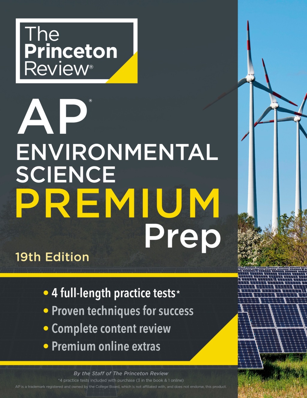 Princeton Review AP Environmental Science Premium Prep 4 Practice Tests + Complete Content Review + Strategies & Techniques 19th Edition - (PDF/EPUB Version)