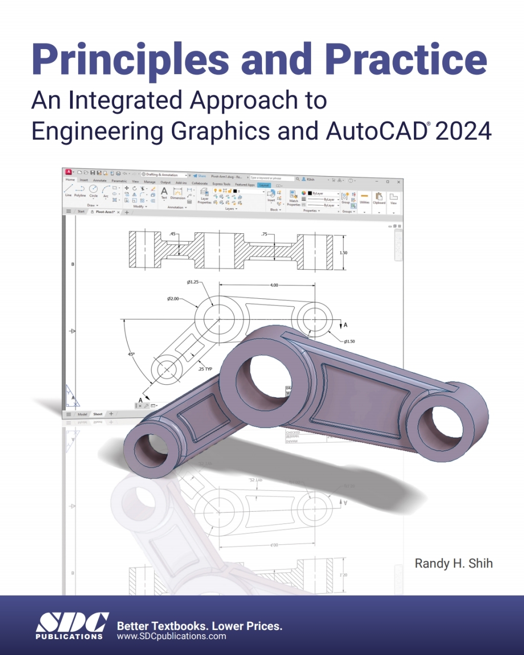 Principles and Practice An Integrated Approach to Engineering Graphics and AutoCAD 2024 17th Edition â€“ PDF/EPUB Version Downloadable