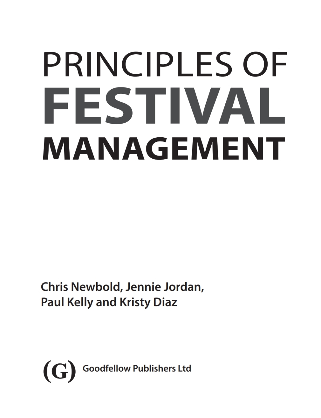 Principles of Festival Management  â€“ PDF/EPUB Version Downloadable