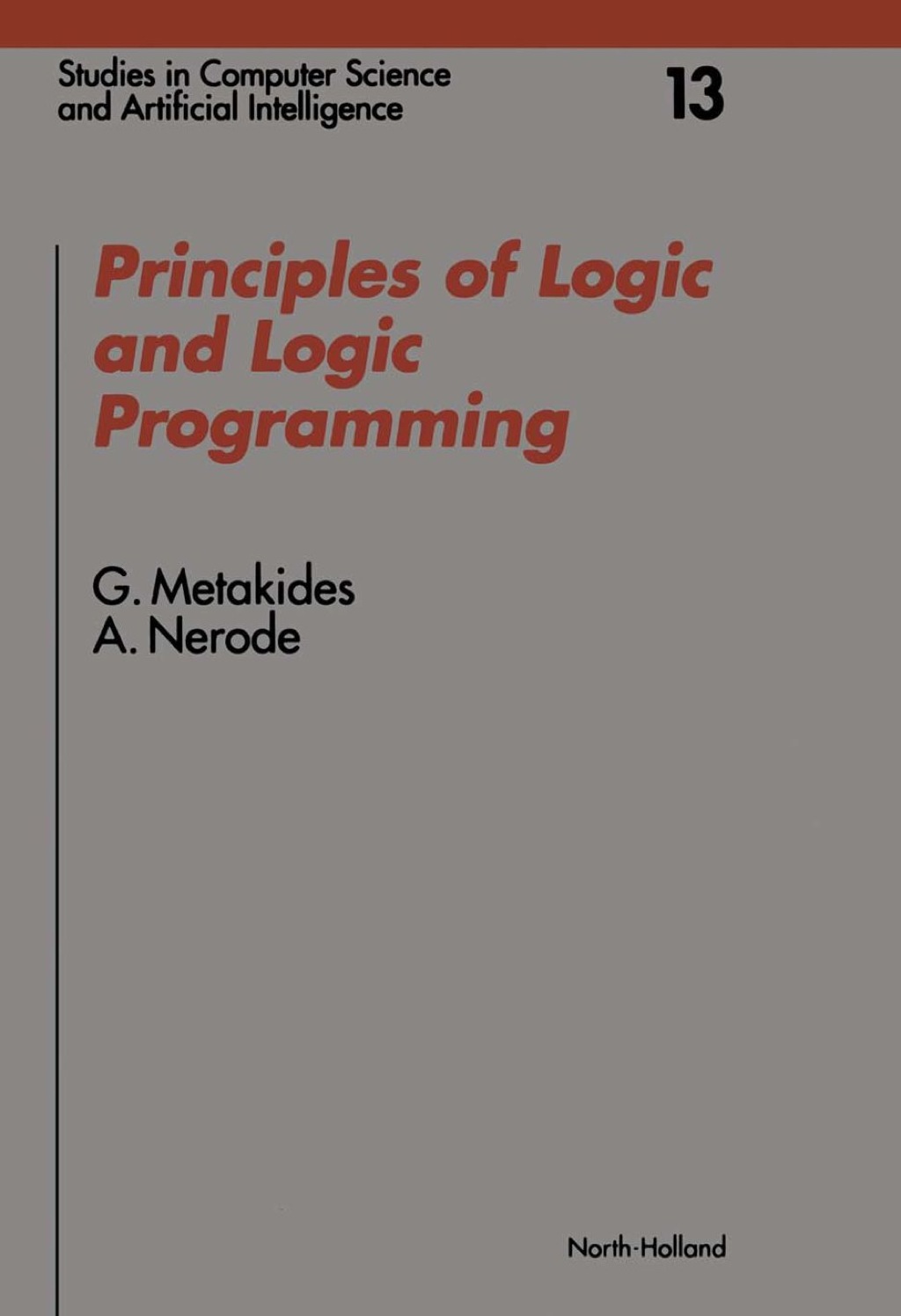 Principles of Logic and Logic Programming  â€“ PDF/EPUB Version Downloadable