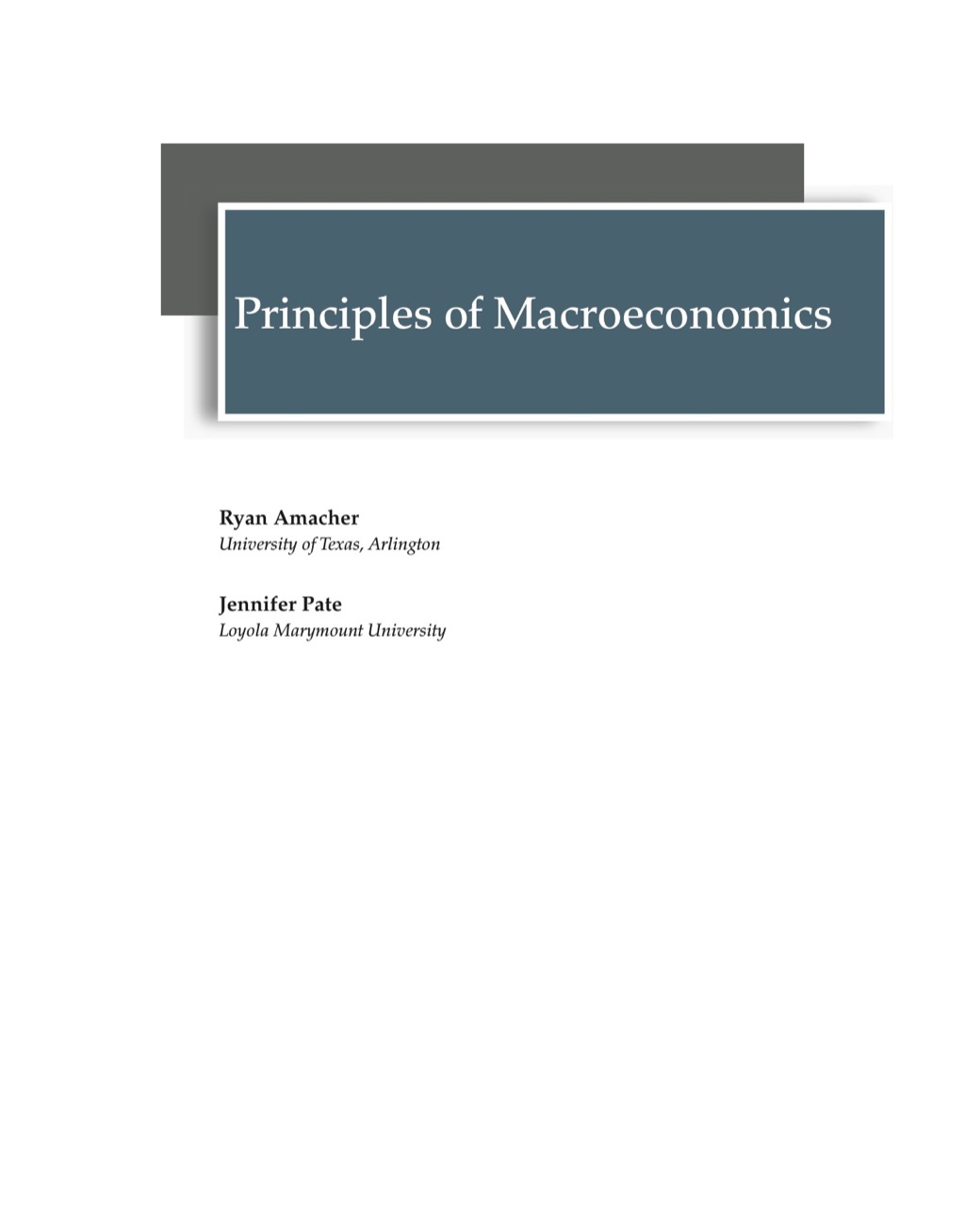 Principles of Macroeconomics 1st Edition â€“ PDF/EPUB Version Downloadable