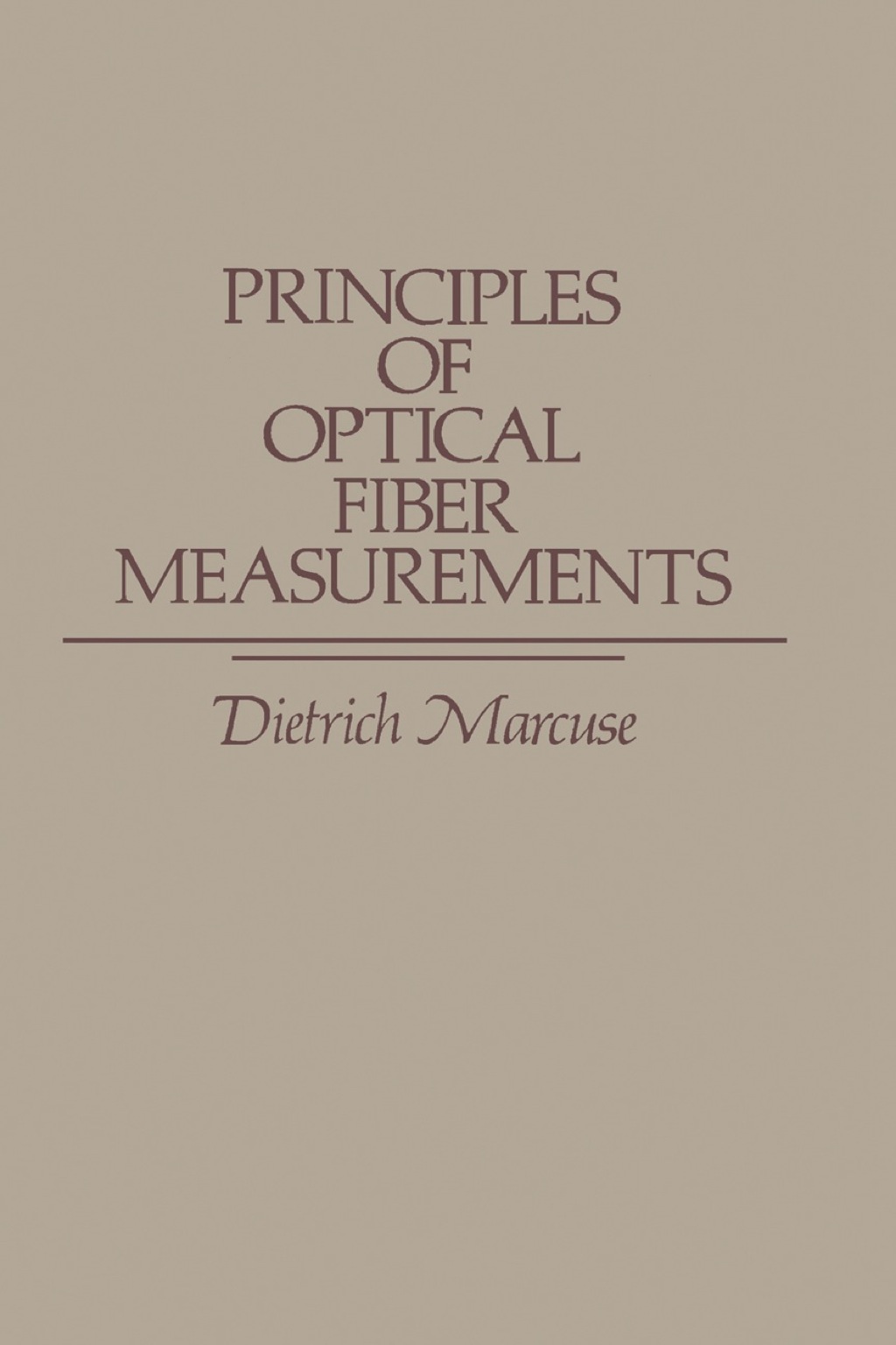 Principles of Optical Fiber Measurements 1st Edition â€“ PDF/EPUB Version Downloadable
