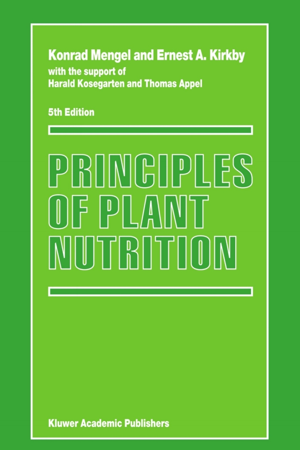 Principles of Plant Nutrition 5th Edition â€“ PDF/EPUB Version Downloadable