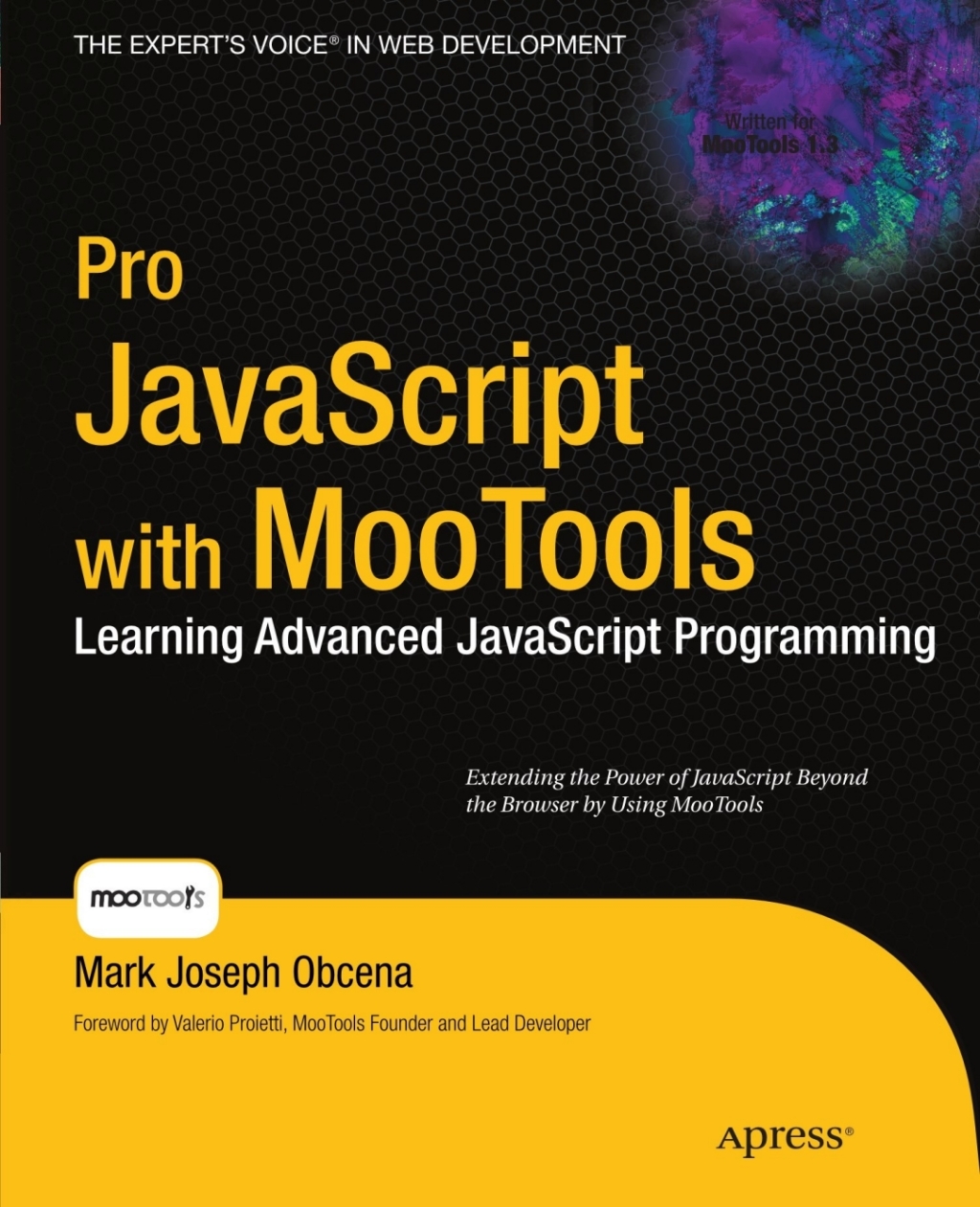 Pro JavaScript with MooTools  â€“ PDF/EPUB Version Downloadable