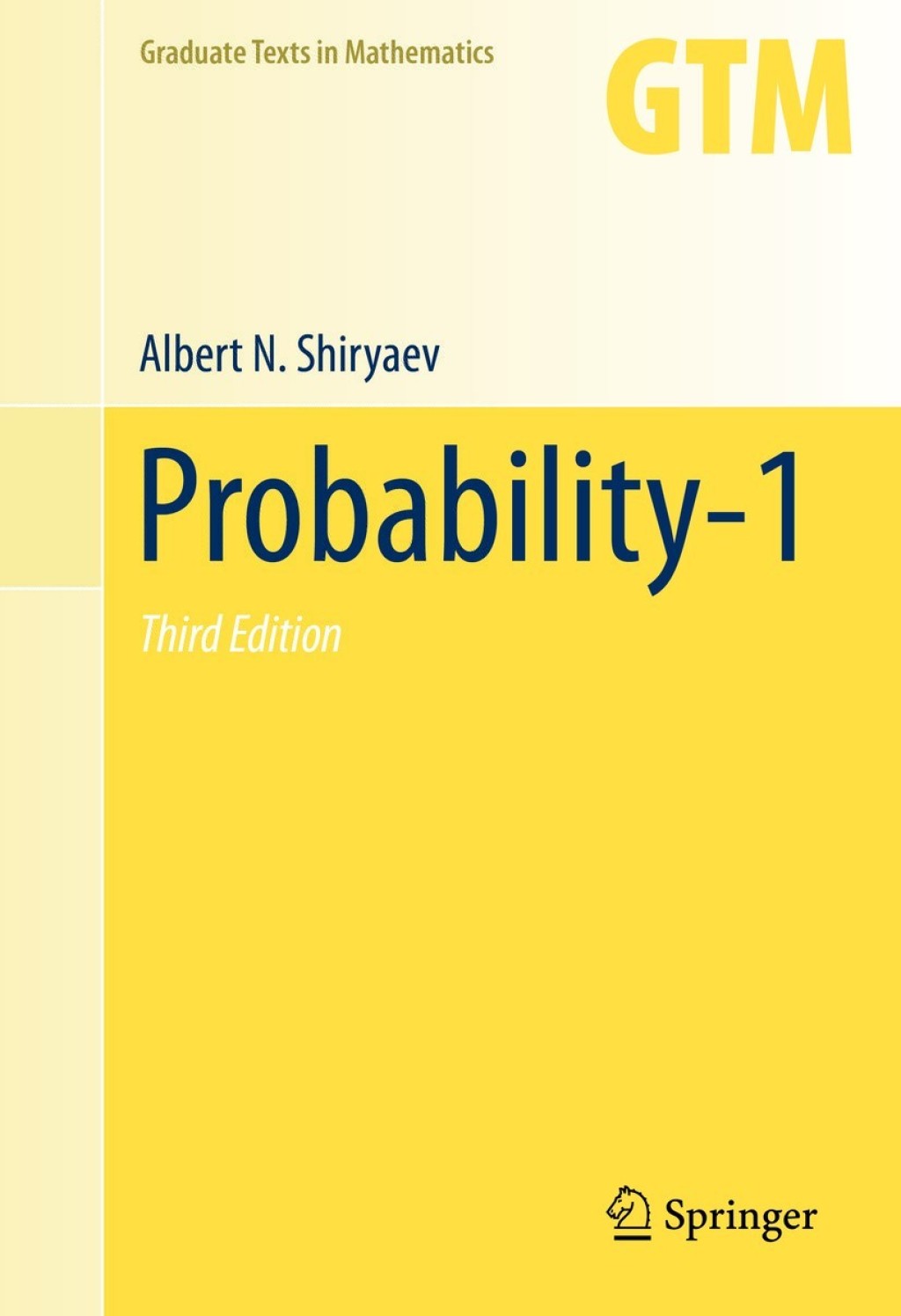 Probability-1 Volume 1 3rd Edition â€“ PDF/EPUB Version Downloadable