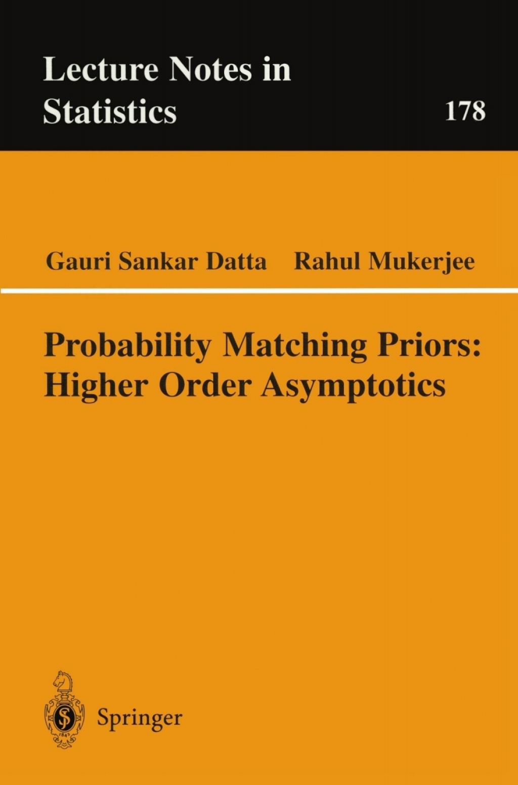 Probability Matching Priors: Higher Order Asymptotics  â€“ PDF/EPUB Version Downloadable