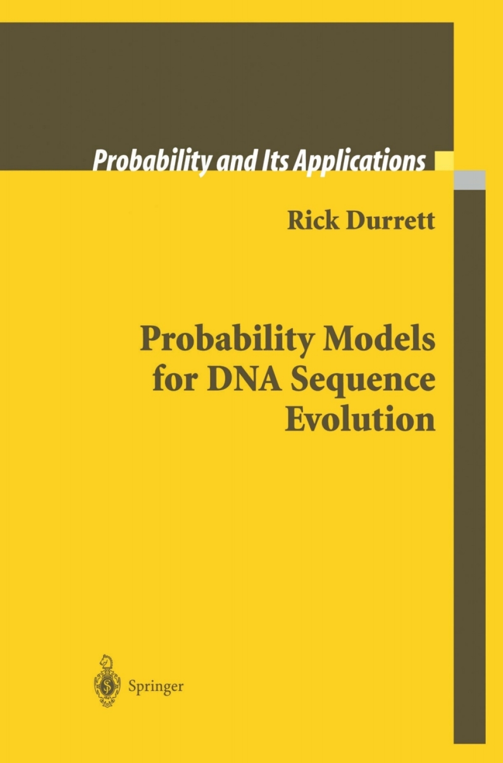 Probability Models for DNA Sequence Evolution  â€“ PDF/EPUB Version Downloadable