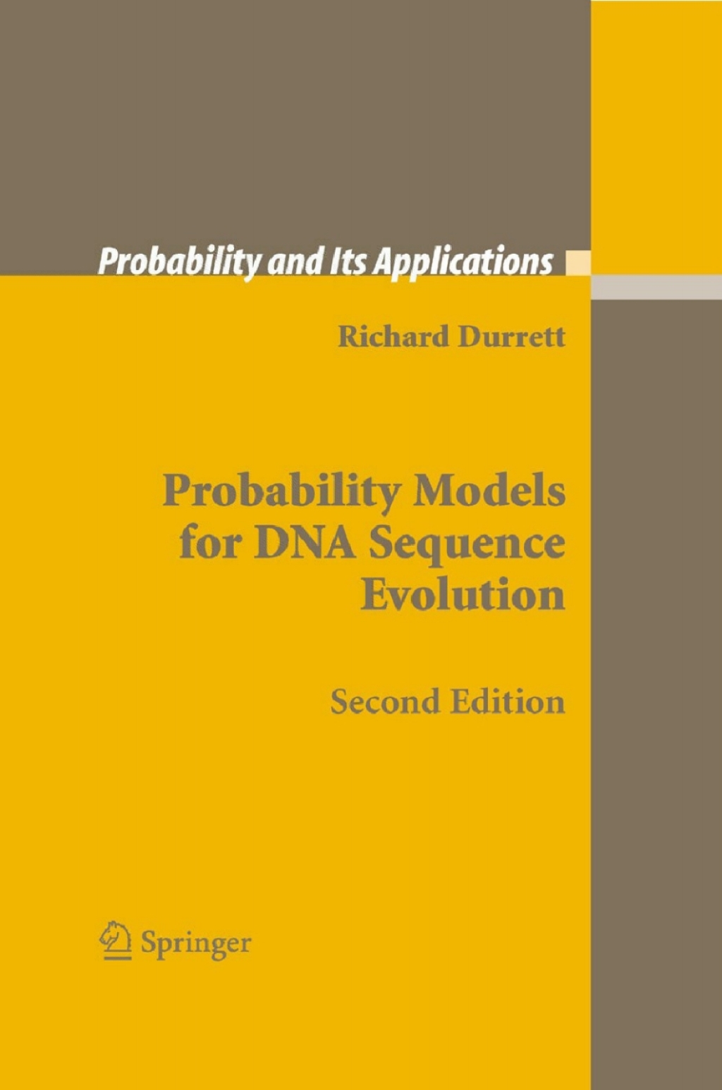 Probability Models for DNA Sequence Evolution 2nd Edition â€“ PDF/EPUB Version Downloadable