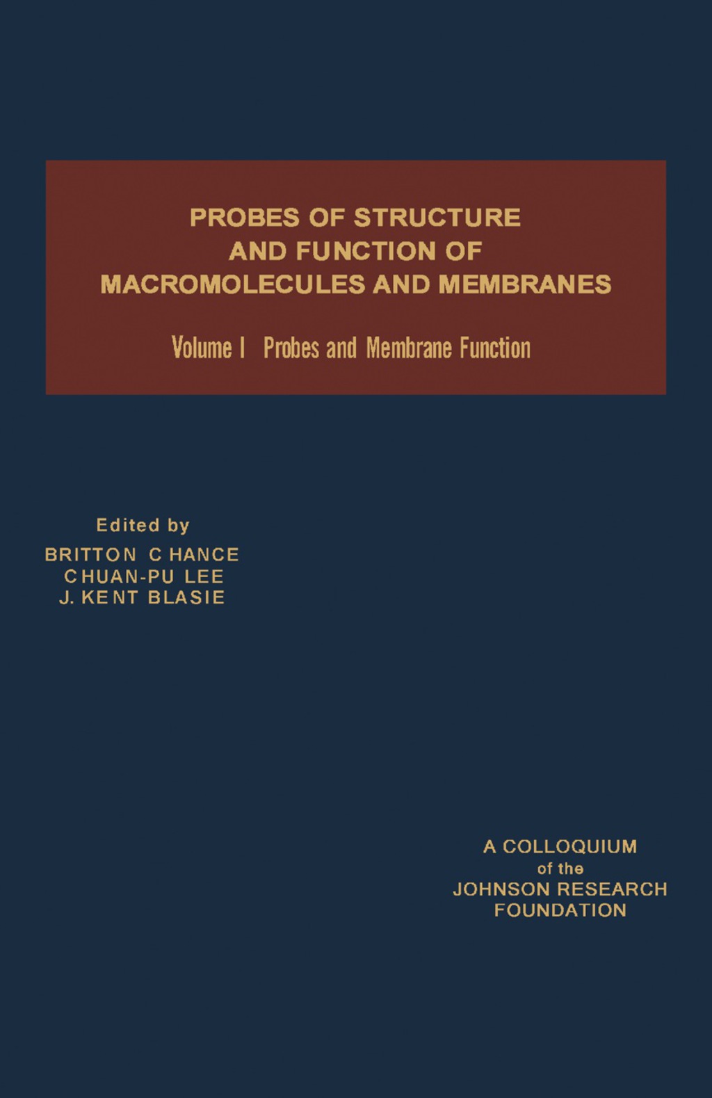 Probes and Membrane Function  â€“ PDF/EPUB Version Downloadable