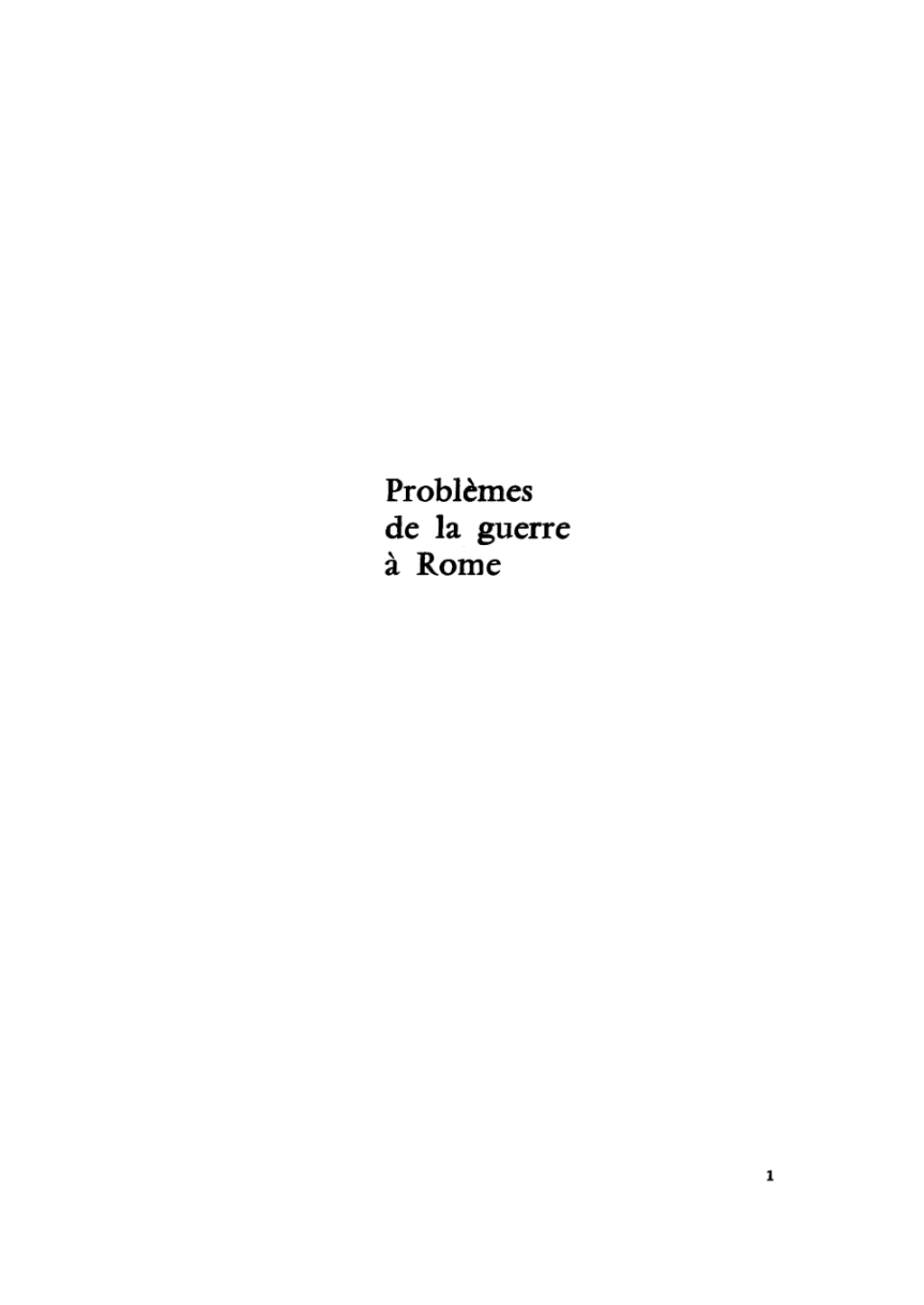 ProblÃ¨mes de la guerre Ã  Rome 1st Edition â€“ PDF/EPUB Version Downloadable
