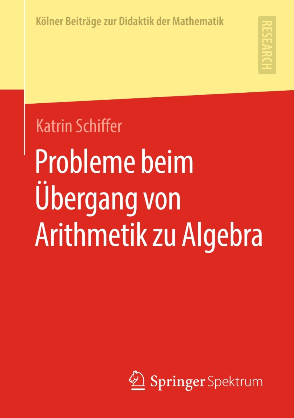 Probleme beim Ãœbergang von Arithmetik zu Algebra  â€“ PDF/EPUB Version Downloadable