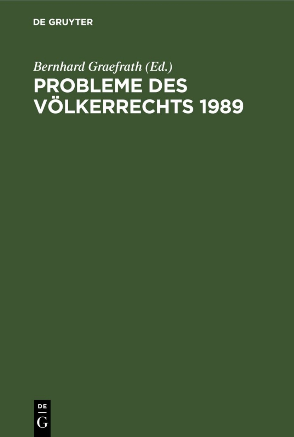 Probleme des VÃ¶lkerrechts 1989 1st Edition â€“ PDF/EPUB Version Downloadable