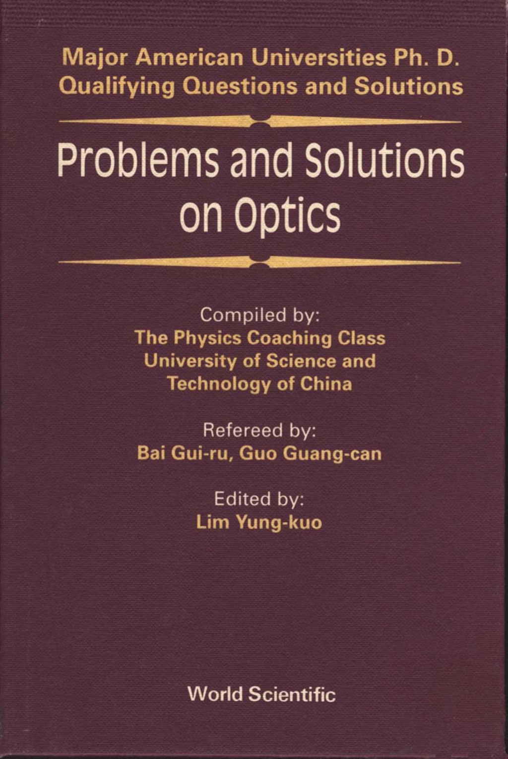 Problems and Solutions on Optics  â€“ PDF/EPUB Version Downloadable