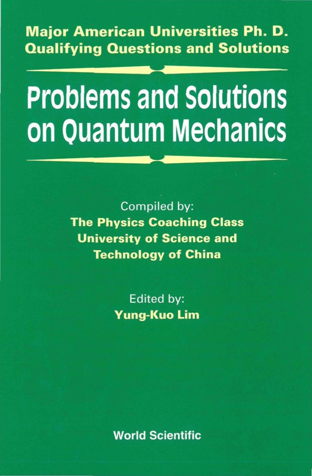 Problems and Solutions on Quantum Mechanics  â€“ PDF/EPUB Version Downloadable