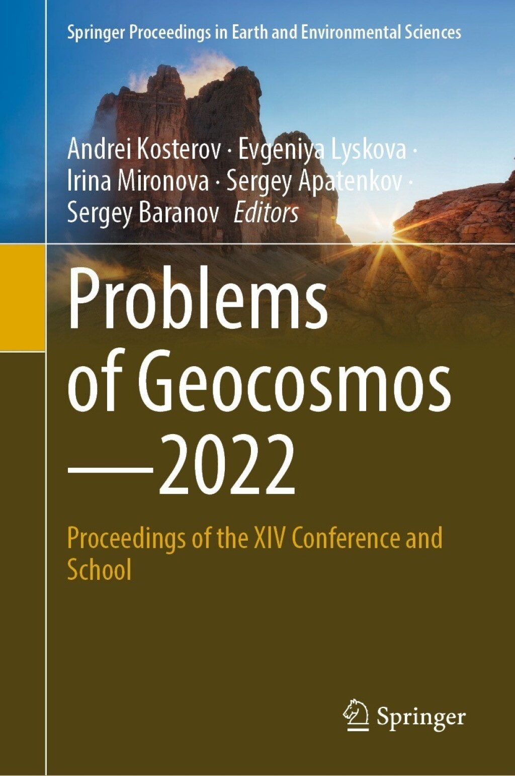 Problems of Geocosmosâ€”2022 Proceedings of the XIV Conference and School  â€“ PDF/EPUB Version Downloadable