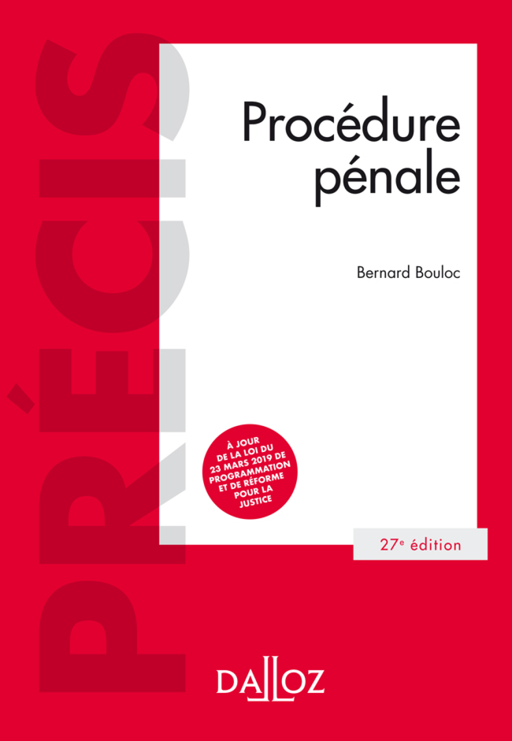 ProcÃ©dure pÃ©nale - 27e Ã©d.  â€“ PDF/EPUB Version Downloadable