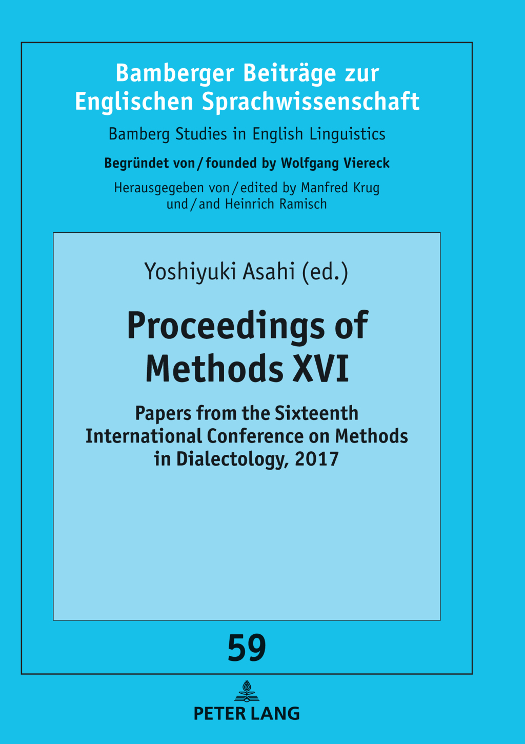 Proceedings of Methods XVI Papers from the sixteenth international conference on Methods in Dialectology, 2017 1st Edition – PDF/EPUB Version Downloadable Proceedings of Methods XVI Papers from the sixteenth international conference on Methods in Dialectology, 2017 1st Edition – PDF/EPUB Version Downloadable - Image 1