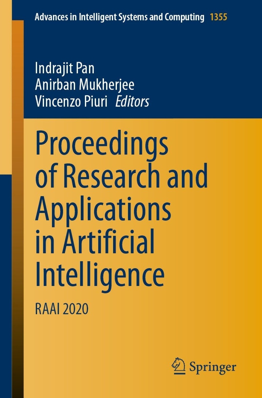 Proceedings of Research and Applications in Artificial Intelligence RAAI 2020  â€“ PDF/EPUB Version Downloadable