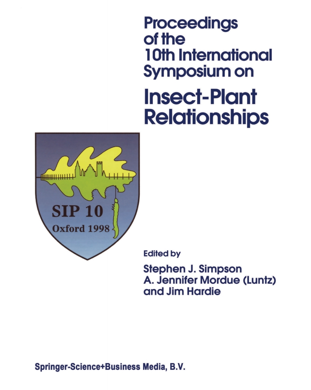 Proceedings of the 10th International Symposium on Insect-Plant Relationships 1st Edition â€“ PDF/EPUB Version Downloadable