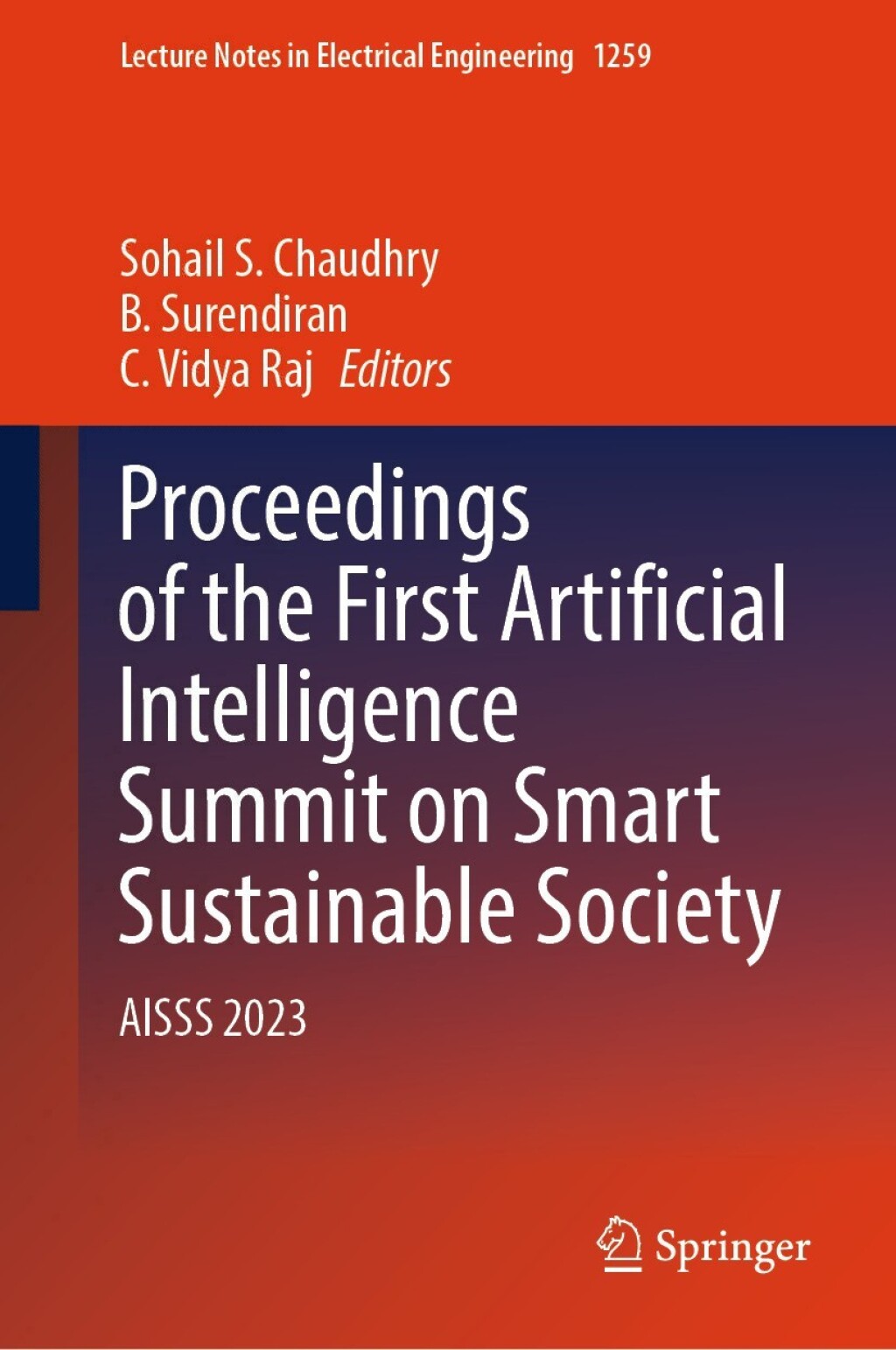 Proceedings of the First Artificial Intelligence Summit on Smart Sustainable Society AISSS 2023  â€“ PDF/EPUB Version Downloadable