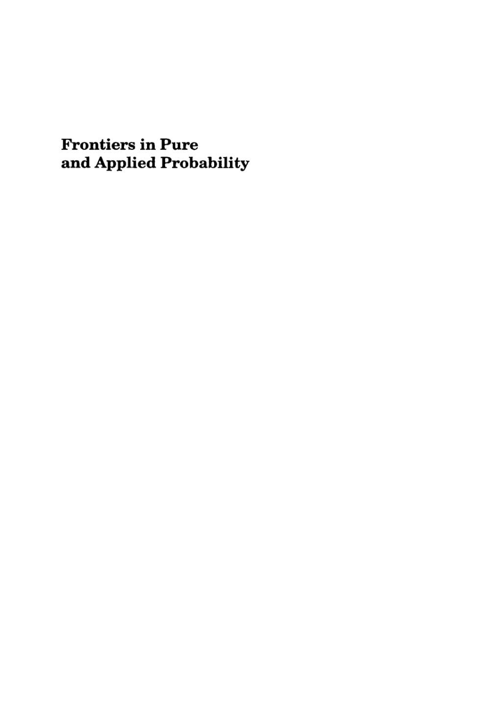 Proceedings of the Third Finnish-Soviet Symposium on Probability Theory and Mathematical Statistics, Turku, Finland, August 13â€“16, 1991 1st Edition â€“ PDF/EPUB Version Downloadable