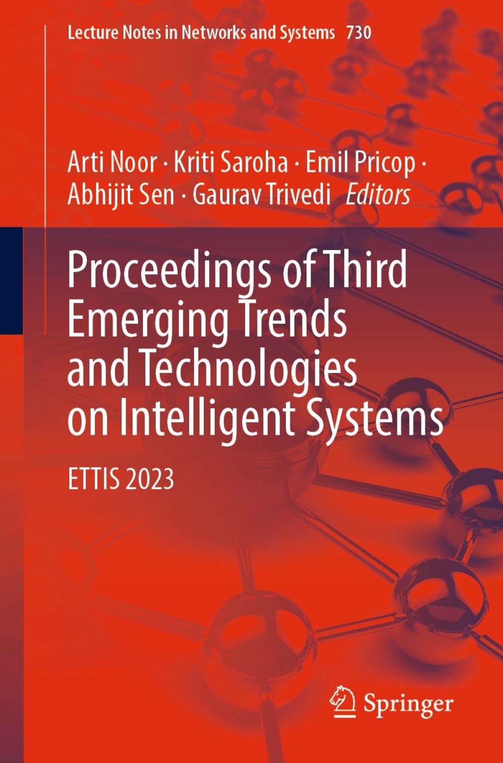 Proceedings of Third Emerging Trends and Technologies on Intelligent Systems ETTIS 2023  â€“ PDF/EPUB Version Downloadable