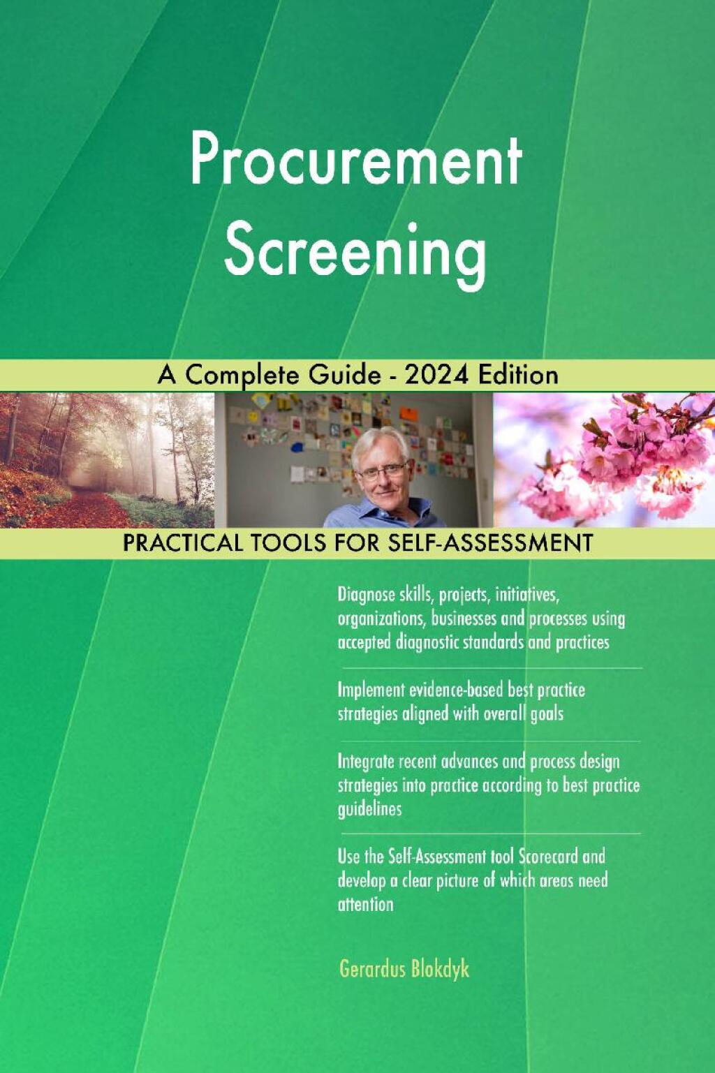 Procurement Screening A Complete Guide - 2024 Edition  â€“ PDF/EPUB Version Downloadable