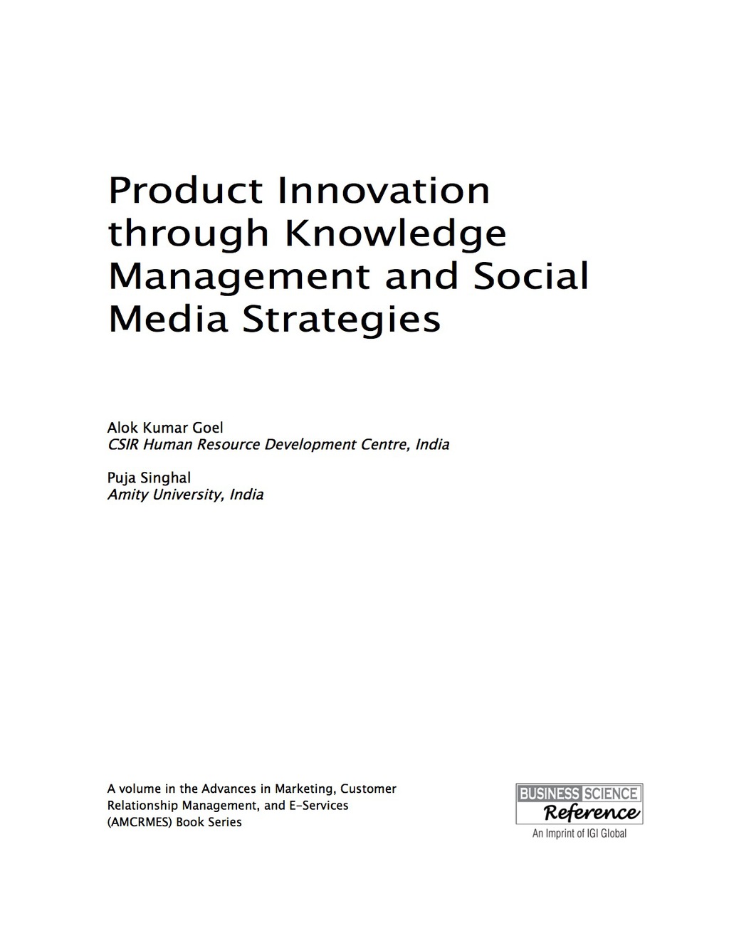 Product Innovation through Knowledge Management and Social Media Strategies – PDF/EPUB Version Downloadable