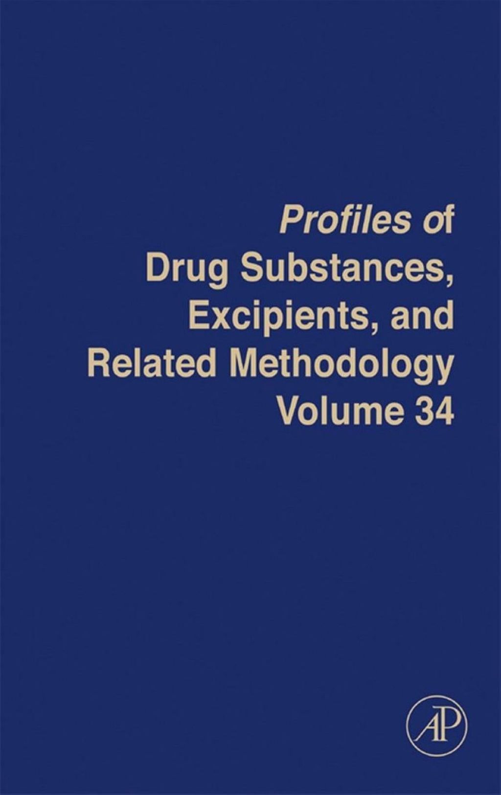 Profiles of Drug Substances, Excipients and Related Methodology  â€“ PDF/EPUB Version Downloadable