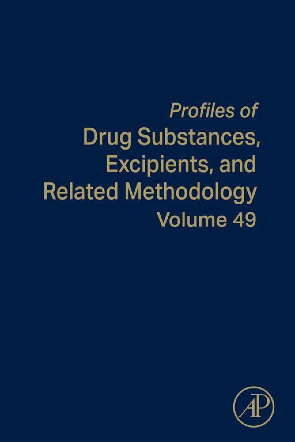 Profiles of Drug Substances, Excipients, and Related Methodology 1st Edition â€“ PDF/EPUB Version Downloadable