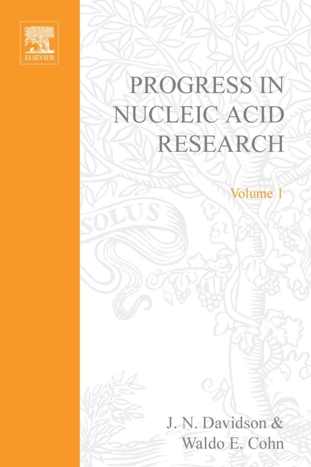 PROG NUCLEIC ACID RES&MOLECULAR BIO V1  â€“ PDF/EPUB Version Downloadable