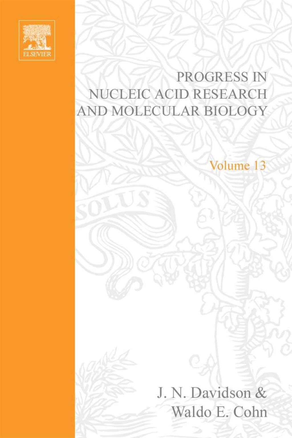 PROG NUCLEIC ACID RES&MOLECULAR BIO V13  â€“ PDF/EPUB Version Downloadable