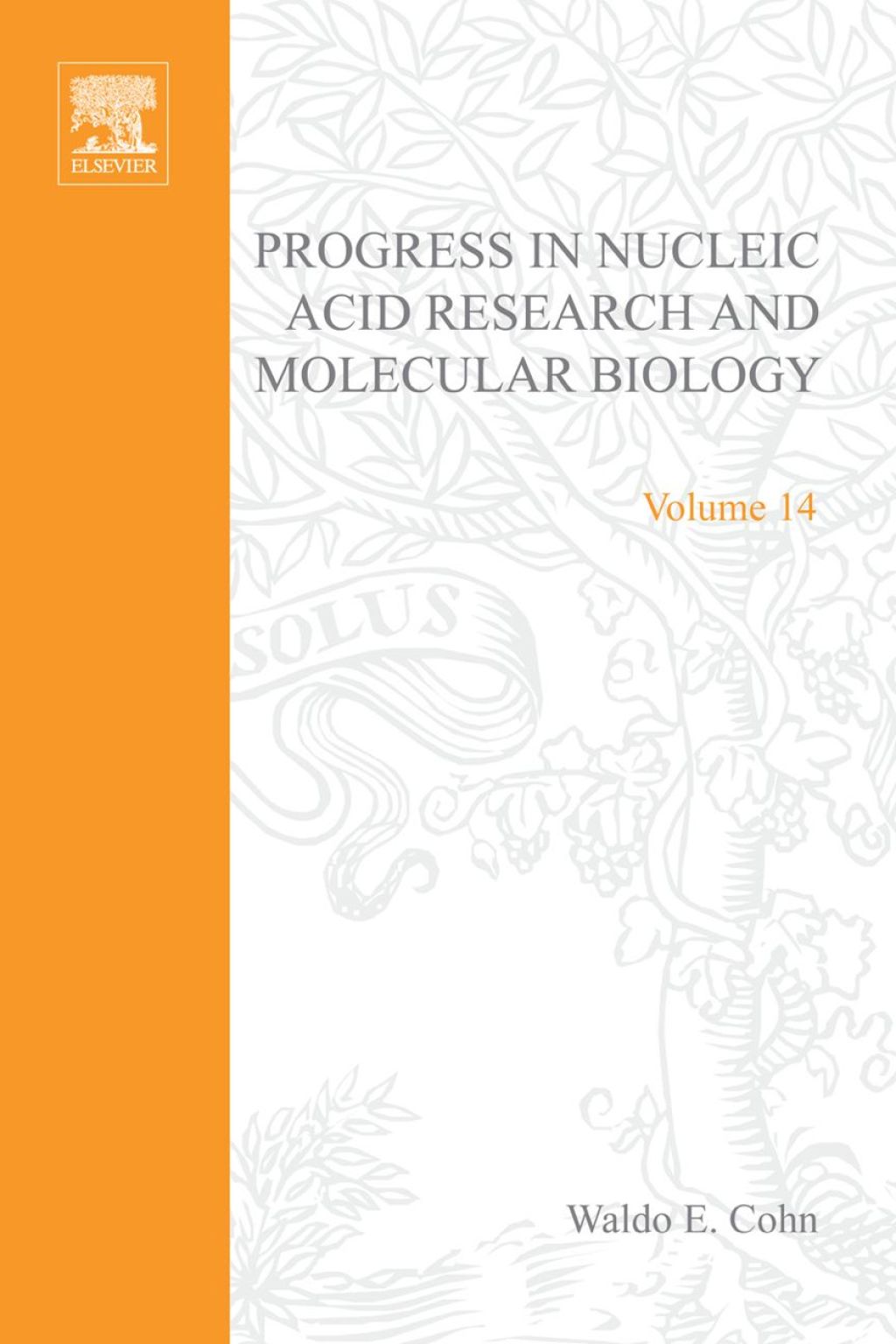 PROG NUCLEIC ACID RES&MOLECULAR BIO V14  â€“ PDF/EPUB Version Downloadable