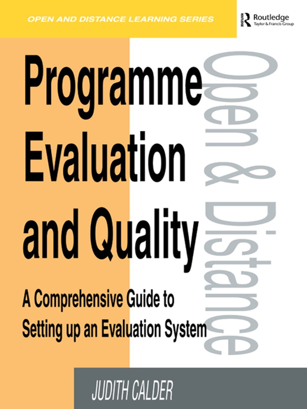 Programme Evaluation and Quality A Comprehensive Guide to Setting Up an Evaluation System 1st Edition â€“ PDF/EPUB Version Downloadable