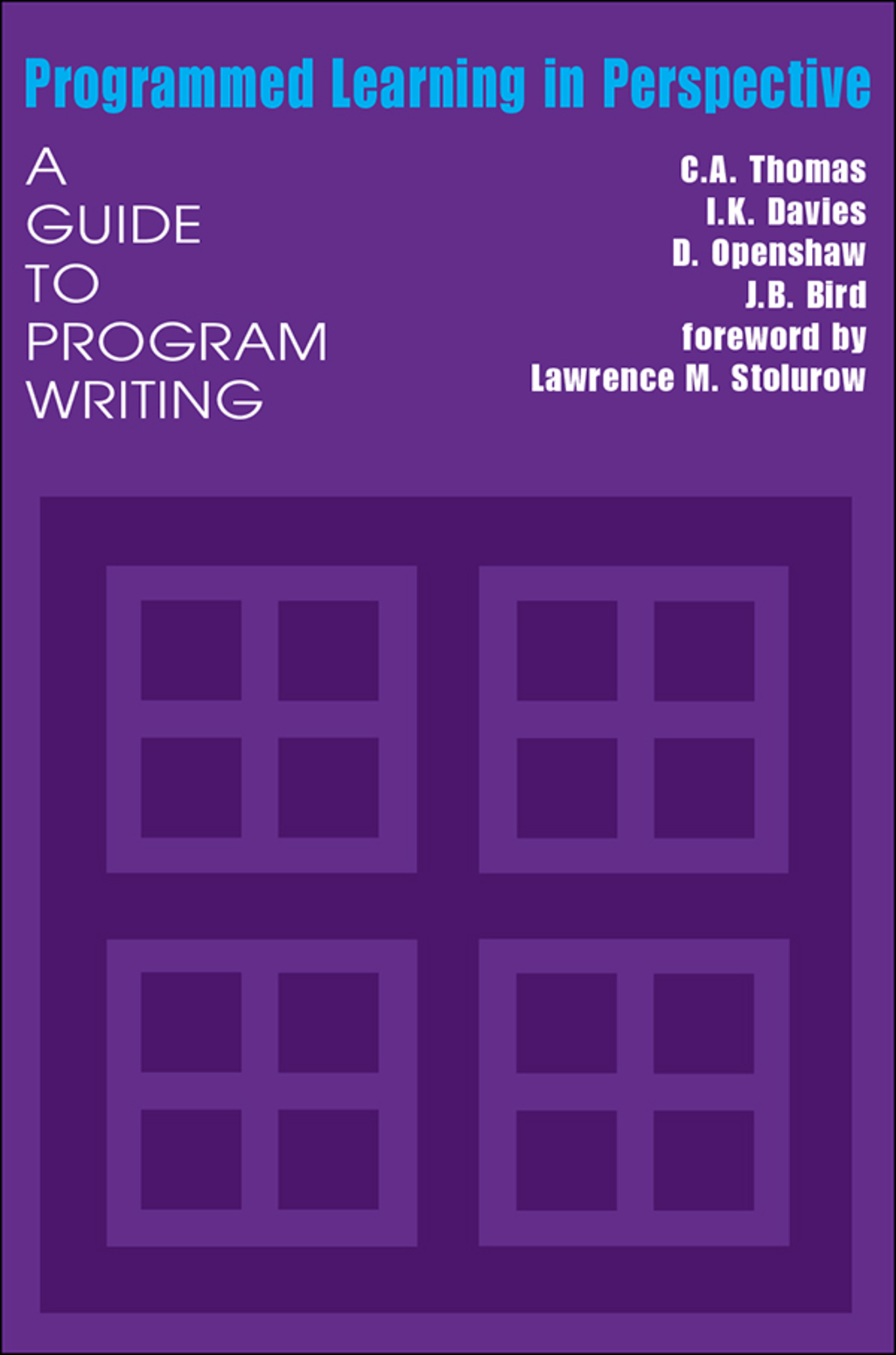 Programmed Learning in Perspective A Guide to Program Writing 1st Edition â€“ PDF/EPUB Version Downloadable